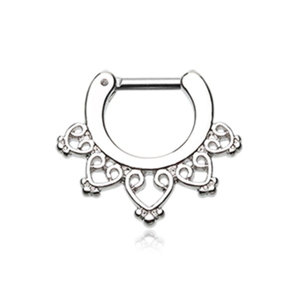 BLISS FILAGREE SEPTUM CLICKER RING