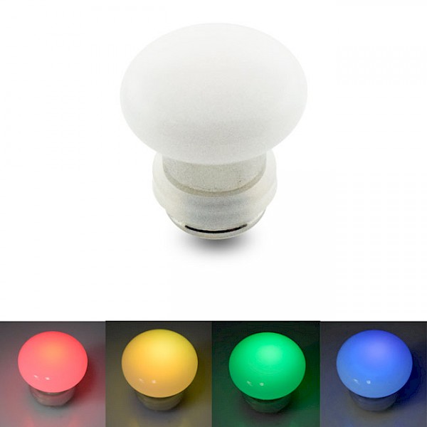 FLASHING LED FLESH PLUG