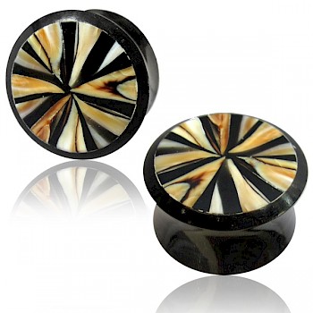HORN PLUG WITH SHELL INLAY