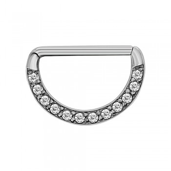 JEWELLED NIPPLE CLICKER RING