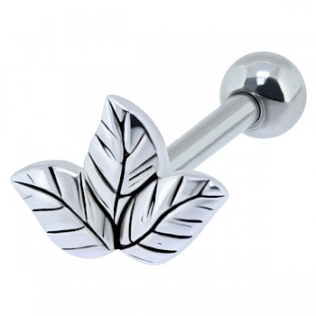 LEAF CLUSTER CARTILAGE EAR STUD - KS-ET-63