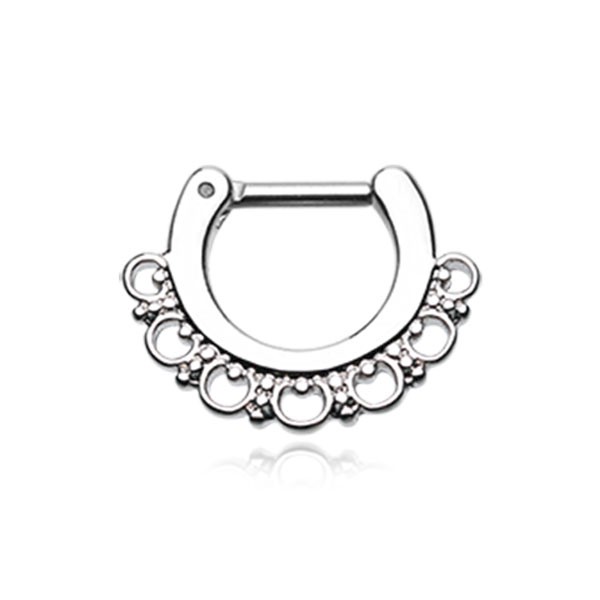 MAJESTIC FILIGREE SEPTUM CLICKER RING