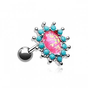 OPULENT OPAL CARTILAGE & TRAGUS STUD