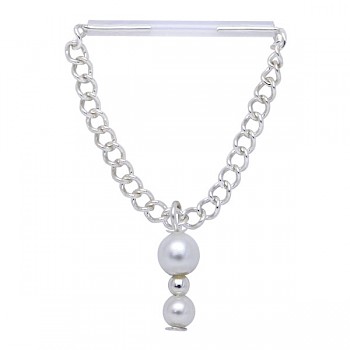 PEARL DROP NIPPLE PIERCING CHAIN