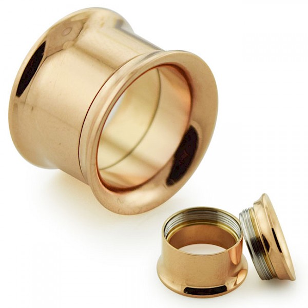 ROSE GOLD PLATED INTERNALLY THREADED EYELET