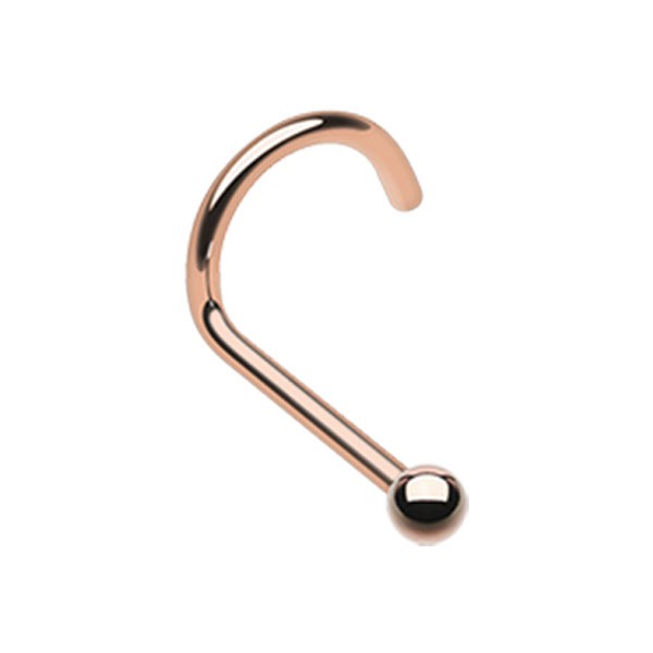 ROSE GOLD PLATED NOSE STUD