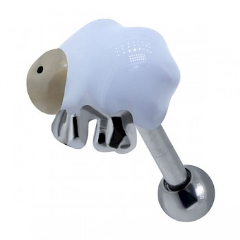 SHEEP HELIX & CARTILAGE STUD EARRING