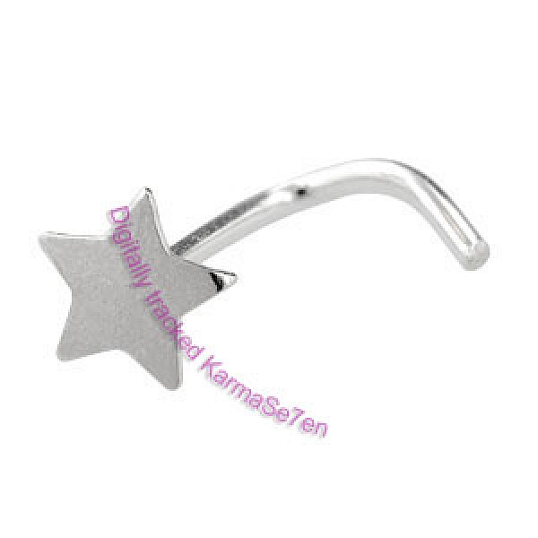 Silver Star Nose Stud