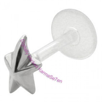 Silver Star Tragus Stud