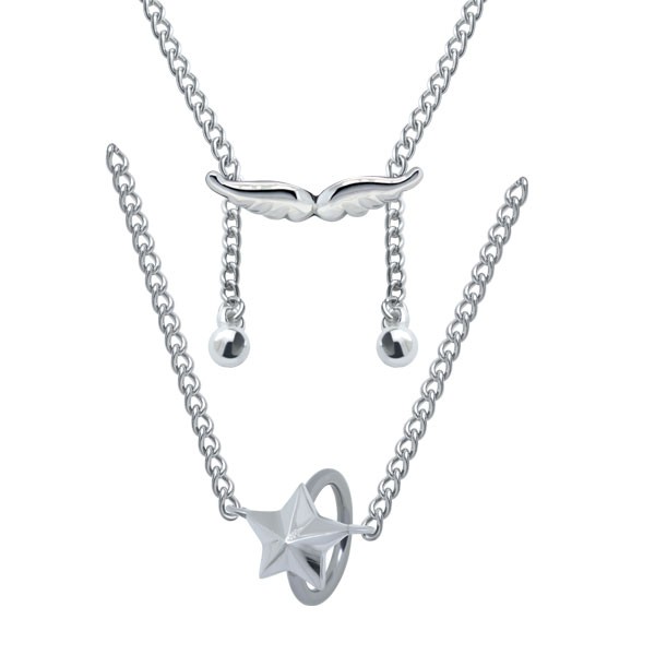 STAR BELLY RING & CHAIN