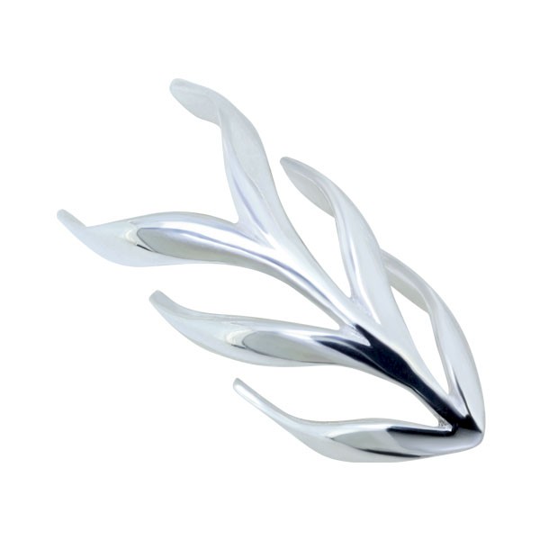 STERLING SILVER CLIP ON HELIX EAR CUFF - TRIPLE POINT