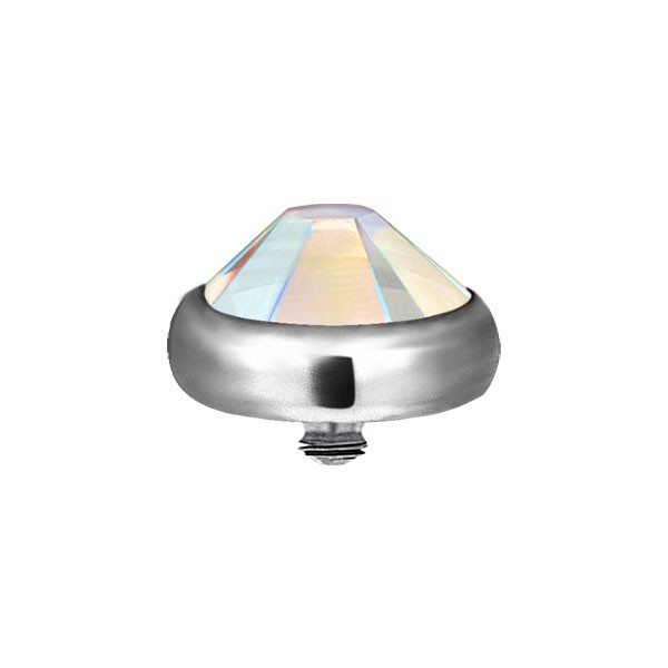 TITANIUM JEWEL TOP FOR DERMAL ANCHORS - AB