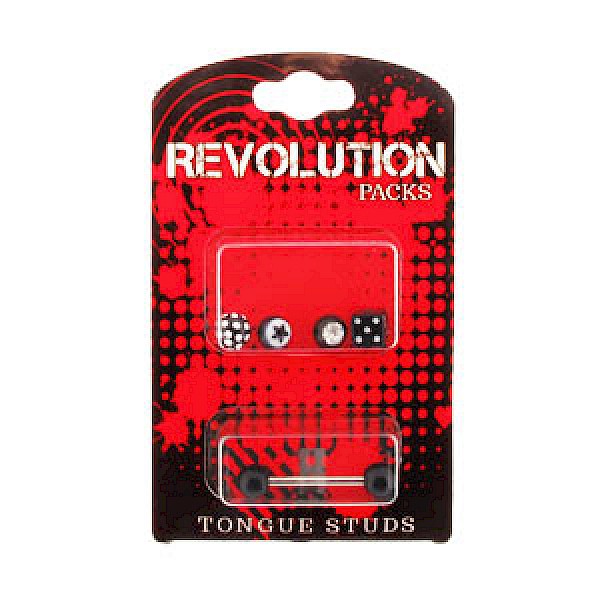 Tongue Stud Revolution Pack - Black Accessories